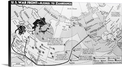 Map of the U.S. Front