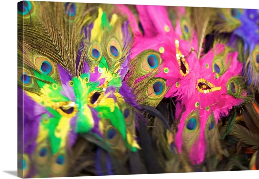 mardi gras mask wall decor