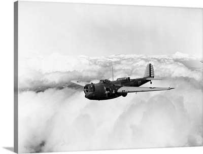 Martin B-10 Bomber Flying