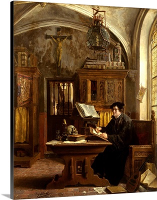 Martin Luther Translating The Bible, Wartburg Castle, 1521