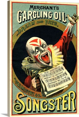 Merchant's Gargling Oil Advertisement Booklet Cover