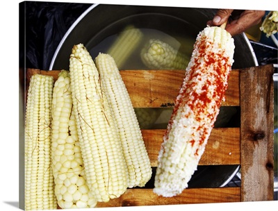 Mexican corn with chile