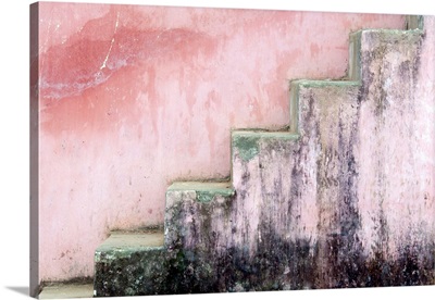 Mildew On Pink Stairs