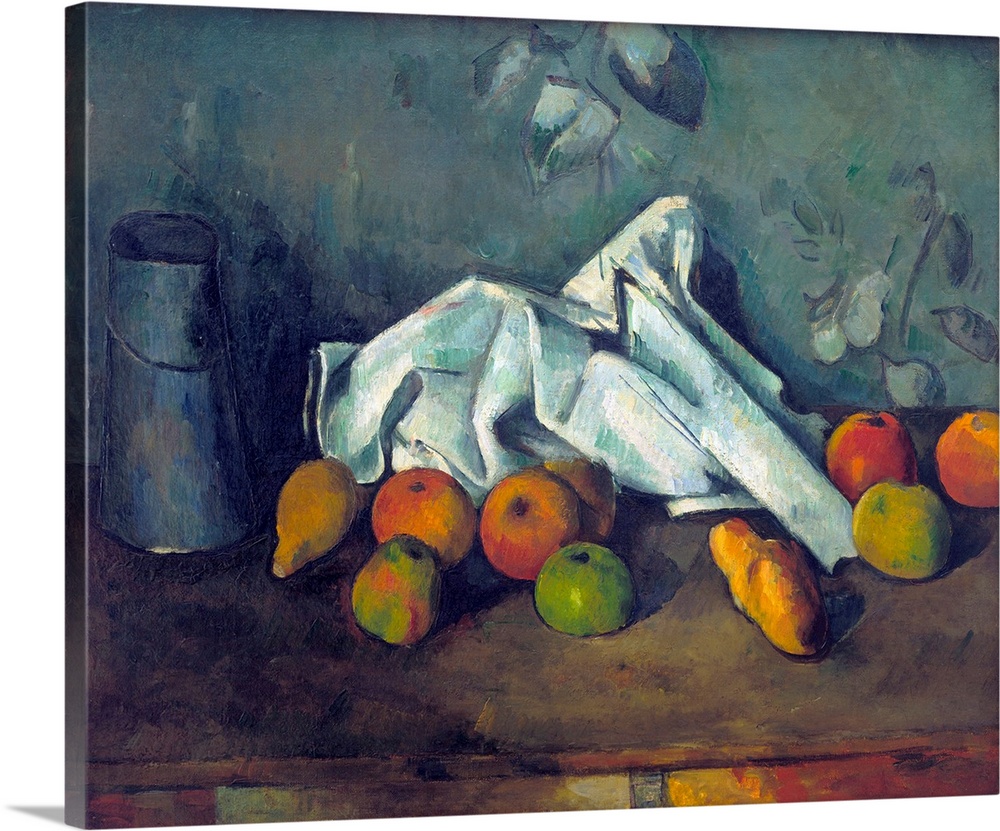 Paul Cezanne (French, 1839-1906), (Milk Can and Apples), 1879-80, oil on canvas, 50.2 x 61 cm (19.8 x 24 in), Museum of Mo...