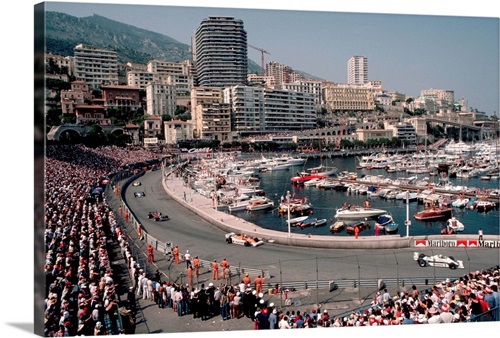 Monaco Grand Prix Wall Art, Canvas Prints, Framed Prints, Wall Peels