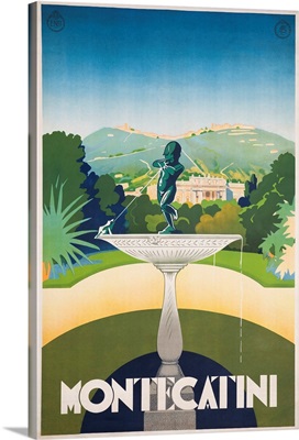 Montecatini Travel Poster