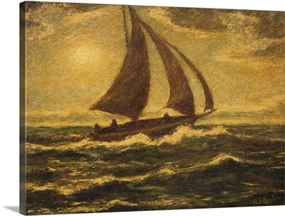 Moonlight Sail By Albert Pinkham Ryder