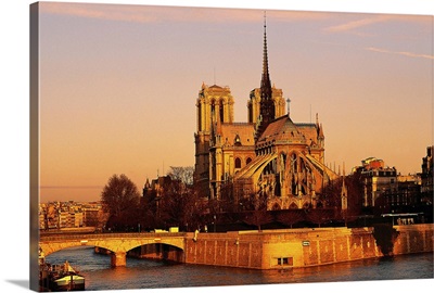 Morning light on Notre Dame, Paris, France