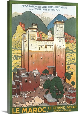 Morocco Travel Poster