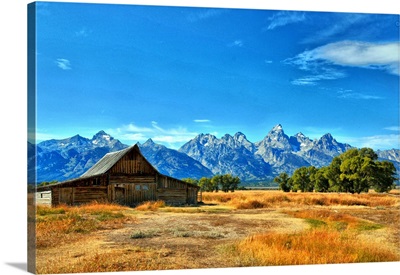 Moulton Barn and the Tetons