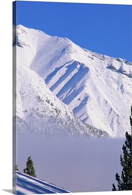 Mountain after fresh snowfall, Canada