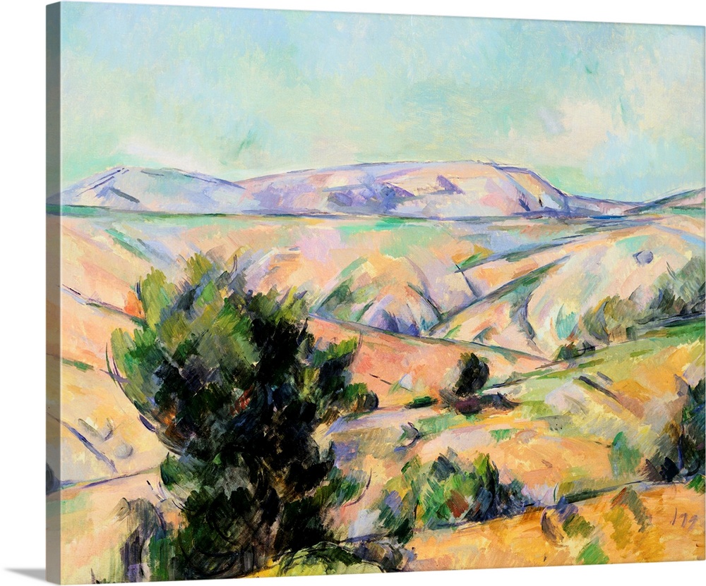Mountain Landscape By Paul Cezanne
