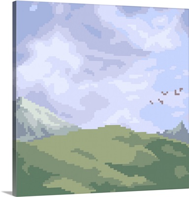 Mountain Landscape Pixel Art
