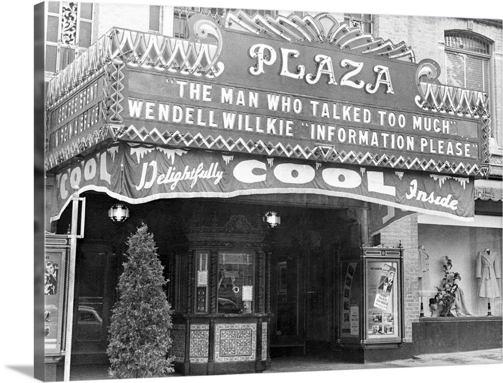 It Could Be a Campaign Slap. Kansas City, Missouri: This marquee of a Kansas City theater seems to be a campaign slap agai...