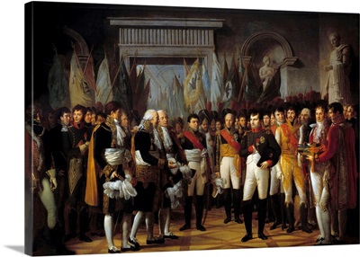 Napoleon I receives the deputies at the Royal Palace in Berlin, 1806, by Rene Berthon