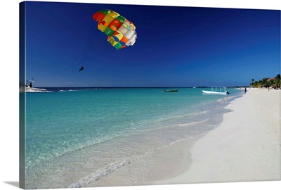 Negril beach parasailing, Jamaica