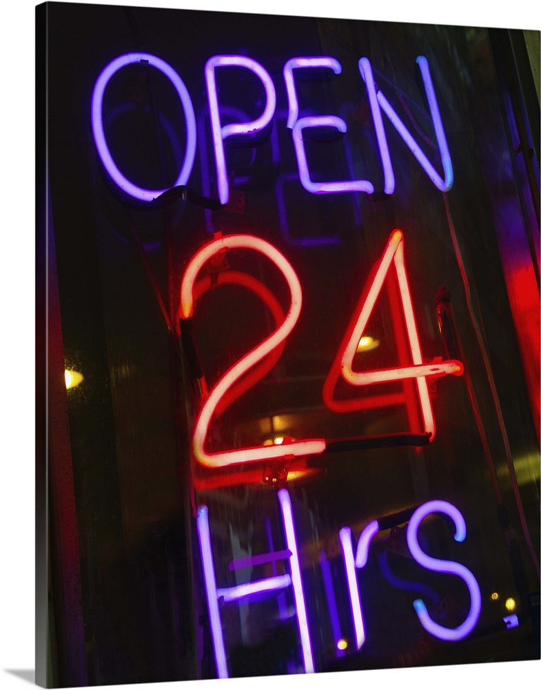 Neon shop open sign