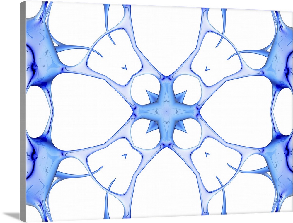 Neurons, kaleidoscope artwork
