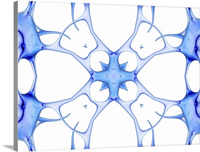 Neurons, kaleidoscope artwork