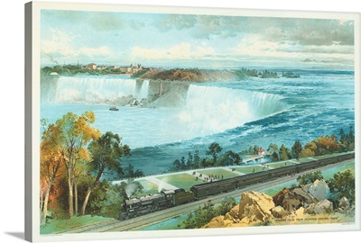Niagara Falls From Michigan Central Train Poster