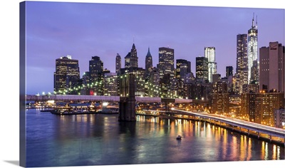 Night View from Manhattan Bridge