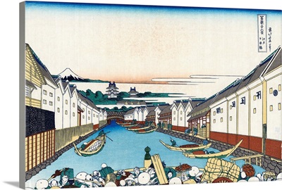 Nihonbashi Bridge In Edo
