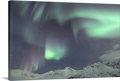 Nothern lights, Aurora Borealis, Tromso, Troms, Norway