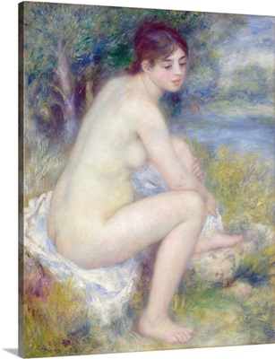 Nude In A Landscape By Pierre-Auguste Renoir