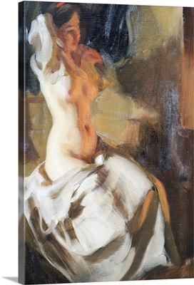 Nude In Firelight
