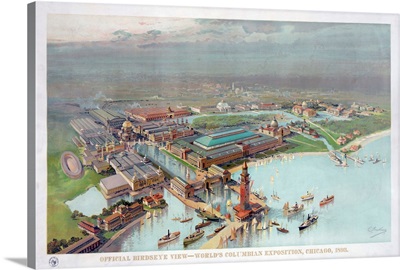 Official Birdseye View. World's Columbian Exposition, Chicago, 1893