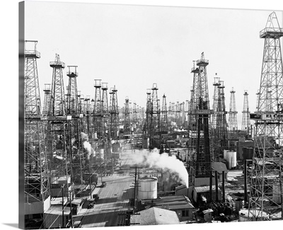 Oil Derricks In California