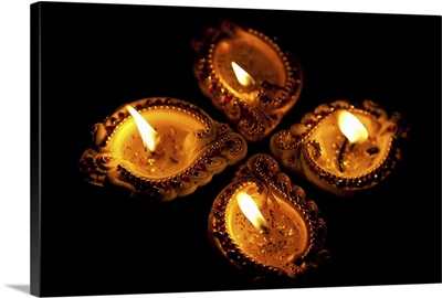 Oil lamps or Diyas for Diwali