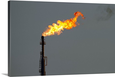 Oil Refinery Gas Flare, Aruba
