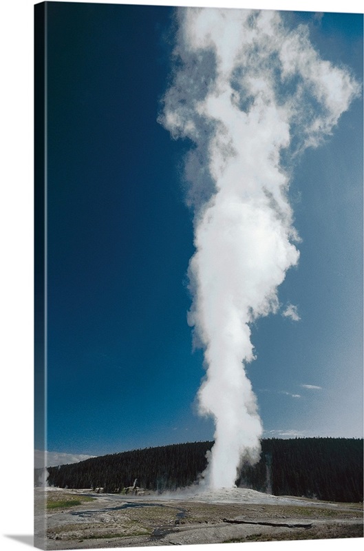 Old Faithful geyser, Yellowstone National Park, Wyoming | Great Big Canvas