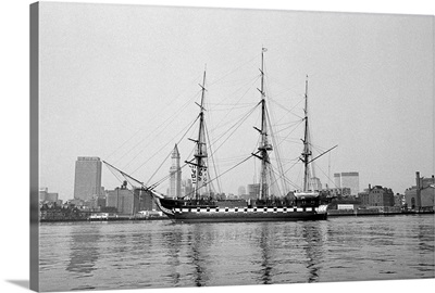 Old Ironsides in Boston Harbor