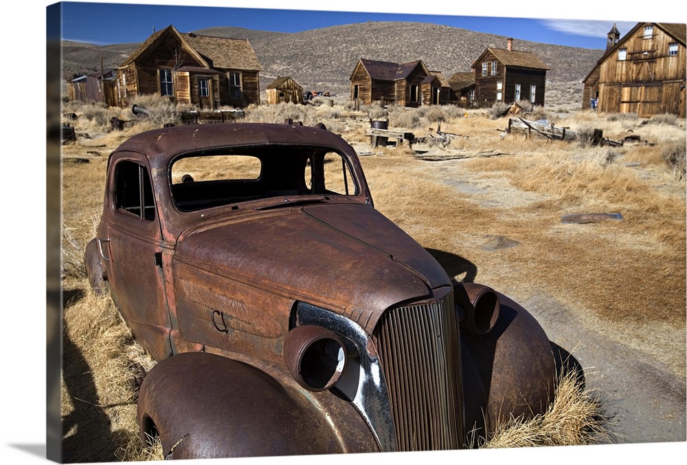 The historic ghost town of Bodie, California.