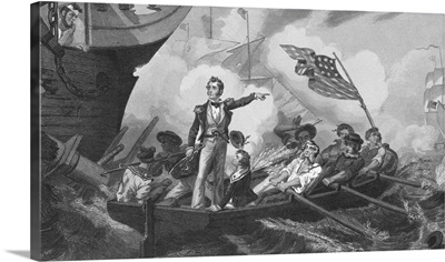 Oliver H. Perry at the Battle of Lake Erie, September 13, 1813