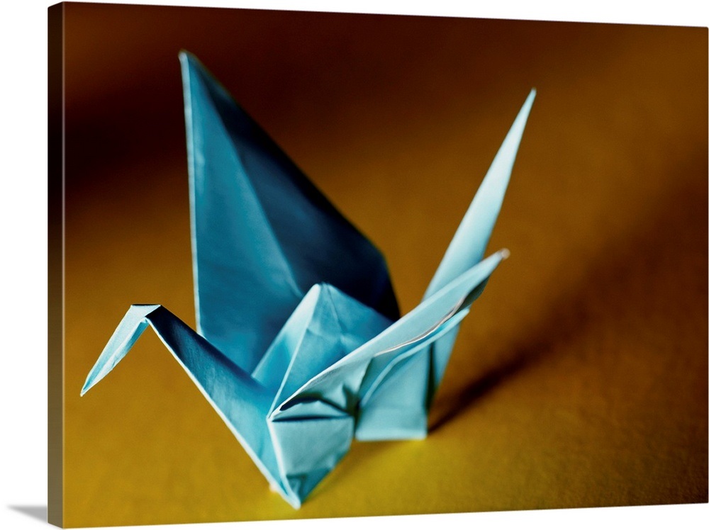 Origami Crane Wall Art, Canvas Prints, Framed Prints, Wall Peels