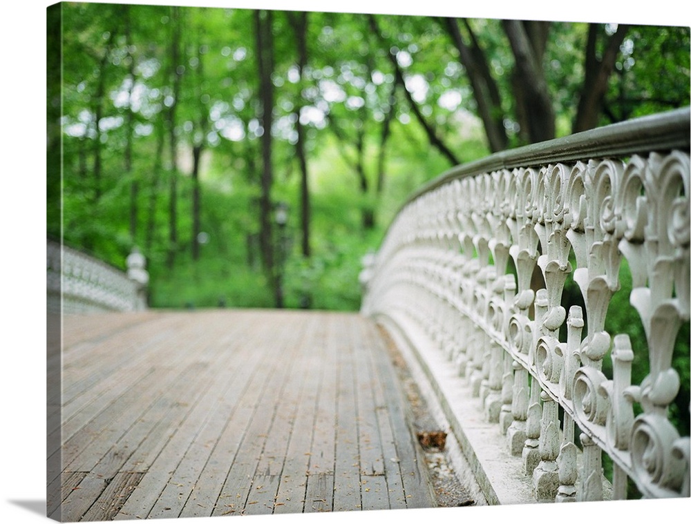 Ornamental Bridge railings, Central Park, Manhattan, New York