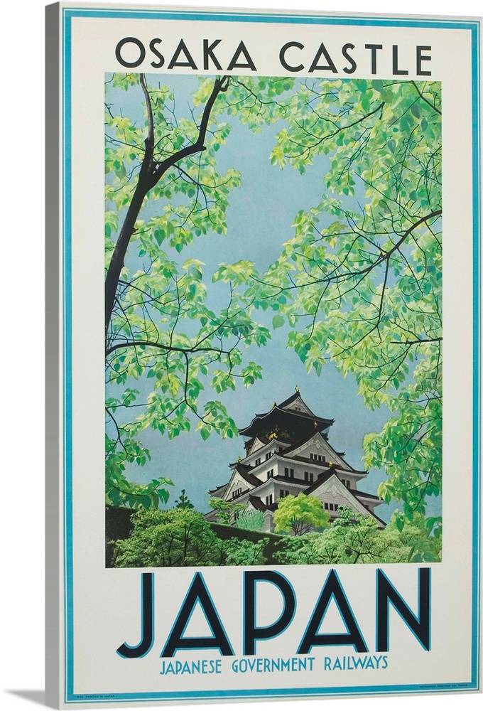 Osaka Castle Japan Poster