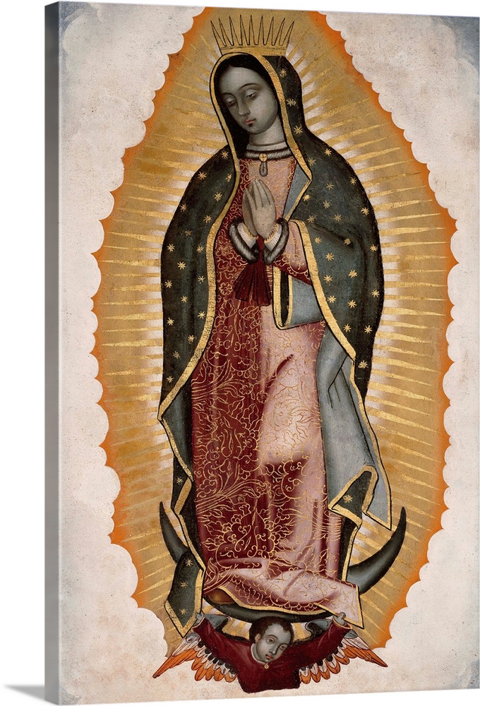 Our Lady of Guadalupe or Virgin of Guadalupe by anonymous artist 16th century - Santuario della Madonna di Guadalupe, Genoa