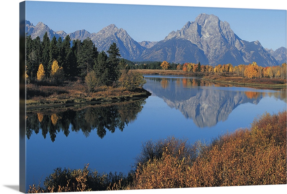 Oxbow Bend, Snake River and Tetons, Grand Tetons National Park, Wyoming, USA