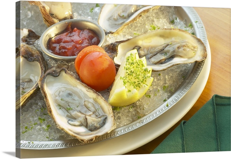 Oysters entree Great Big Canvas