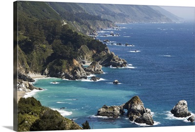 Pacific Ocean landscape, California