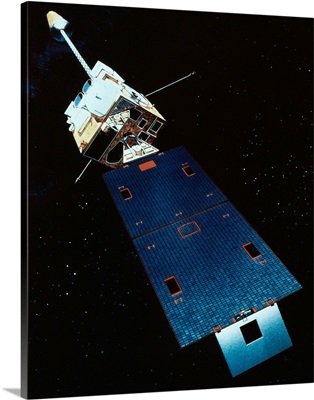 Painting of a Weather Satellite
