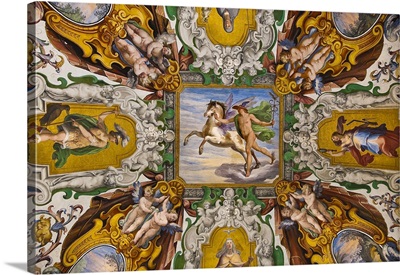 Painting of Pegasus on the ceiling in the Vatican Museum