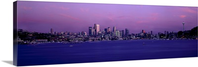 Panoramic view of city skyline, Seattle