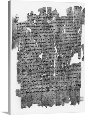 Papyrus Roll With Epistle To The Hebrews