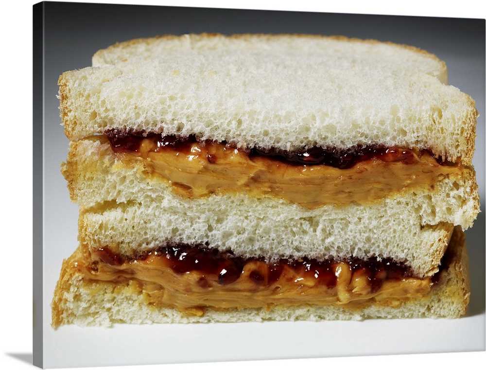 Peanut butter and jelly sandwich.