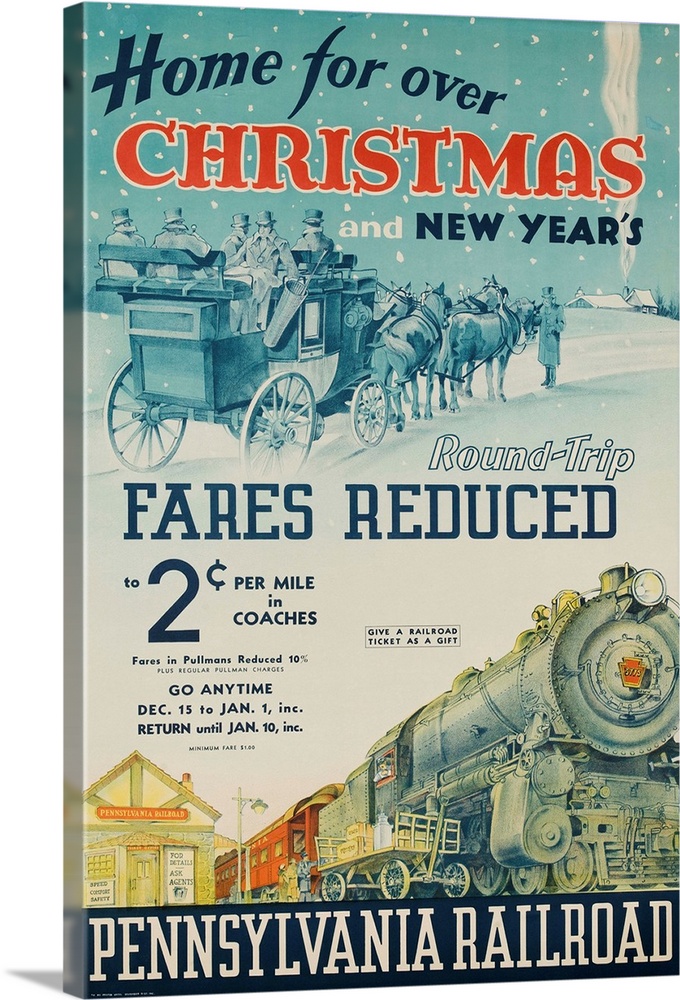 Vintage Retro Travel & Railways Poster Print #3 A3 SIZE pennsylvania 